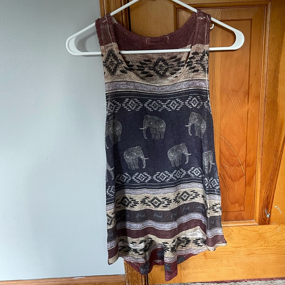 Ginger G Printed Tank Top